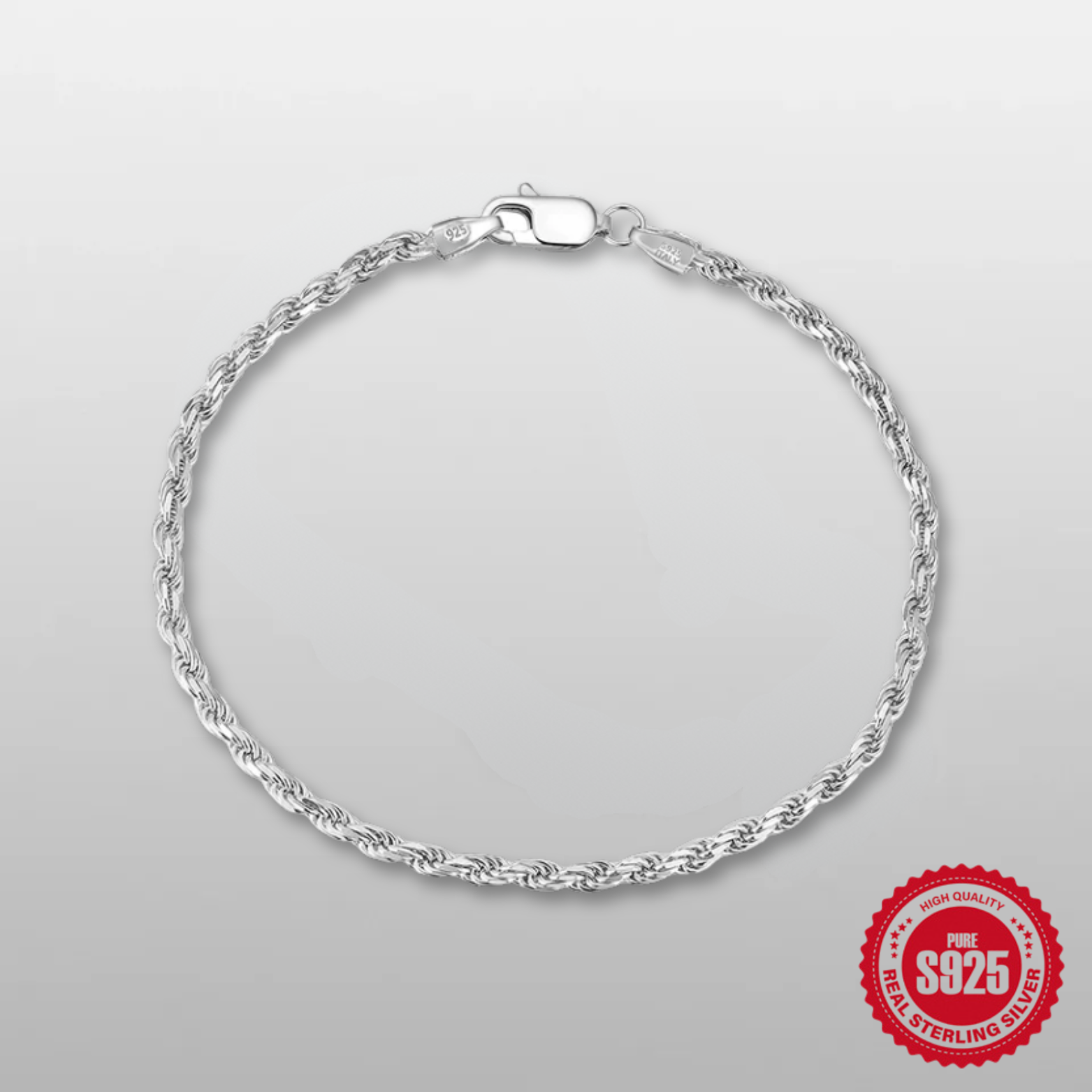 S925 TWISTED BRACELET